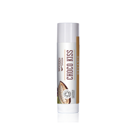 Wooden Spoon Bio ajakbalzsam - Choco kiss (4,3 ml)
