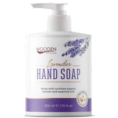 Wooden Spoon Bio folyékony kézmosó szappan – levendula (300 ml)