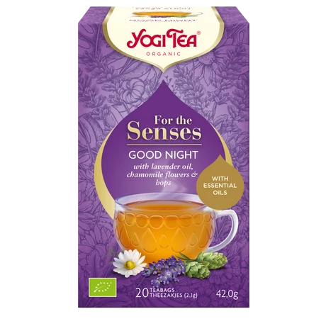 Yogi Bio tea az érzékeknek - Jó éjszakát! (20 db)