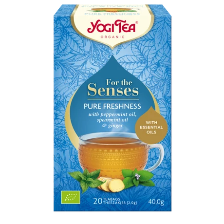 Yogi Bio tea az érzékeknek - Tiszta frissesség (20 db)