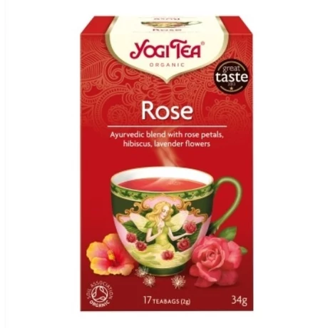 Yogi Rózsa tea - filteres (17 db)