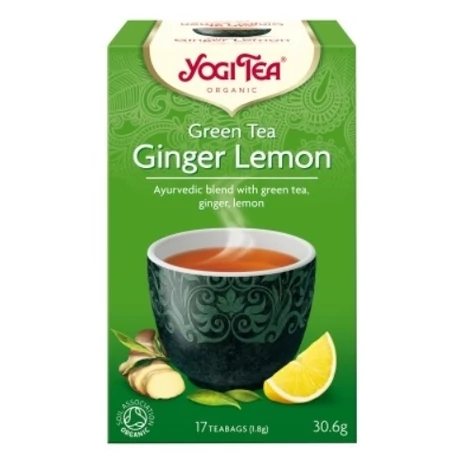 Yogi Zöld tea gyömbérrel és citrommal - filteres (17 db)