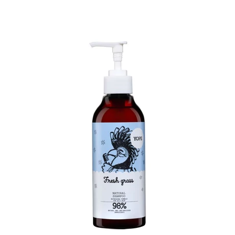 YOPE Friss fű sampon zsíros hajra (300 ml)