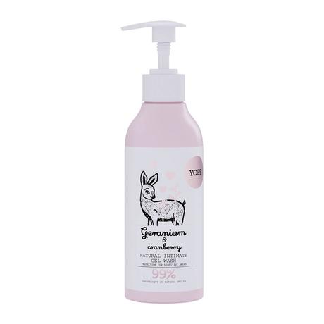 YOPE Geránium és vörös áfonya intim lemosó gél (300 ml)