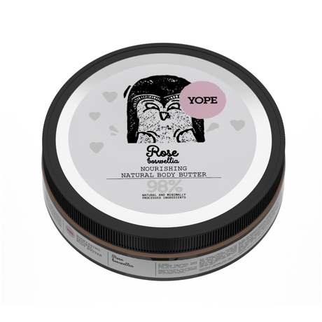 YOPE Rózsa természetes, tápláló testvaj (200 ml)