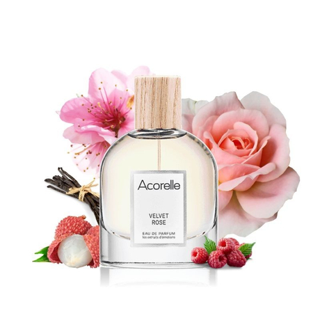 Acorelle Bio parfüm Bársonyos Rózsa - harmonizáló (50 ml)