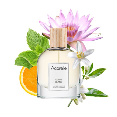 Acorelle Bio parfüm Fehér lótusz - relaxáló (50 ml)