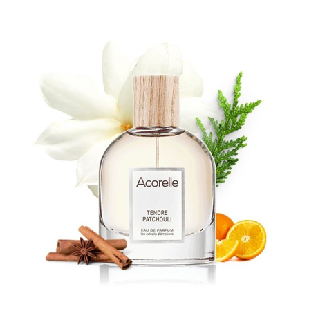 Acorelle Bio parfüm Gyengéd patchouli - erőt ad (50 ml)