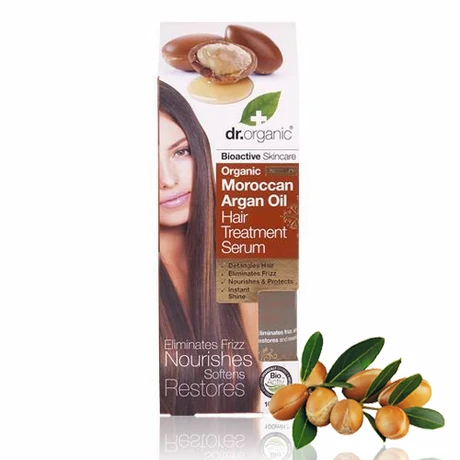 Dr. Organic Bio marokkói argánolaj hajápoló szérum