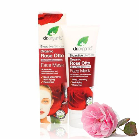 Dr. Organic Bio damaszkuszi rózsa arcpakolás