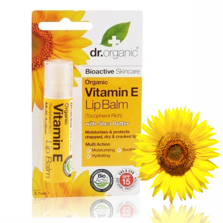 Dr. Organic Bio természetes E- vitamin ajakbalzsam