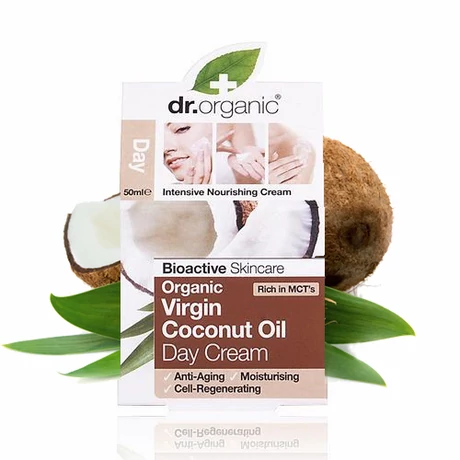 Dr. Organic Bio szűz kókuszolaj nappali arcápoló