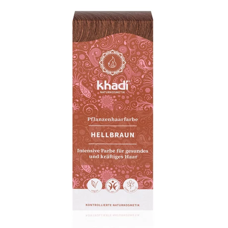 Khadi hajfesték por - világosbarna