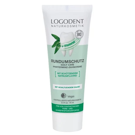 Logona Logodent 360° Daily Care fogkrém borsmentával (75 ml)