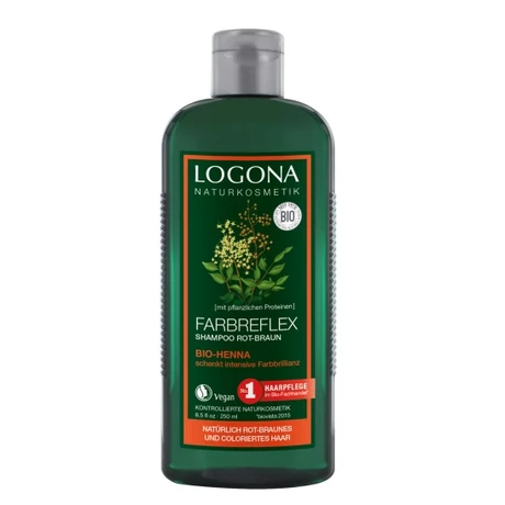 Logona színmegörző sampon -  vöröses barna hajra