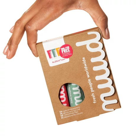 nuud Dezodor Family pack - családi csomag (4 × 20 ml)