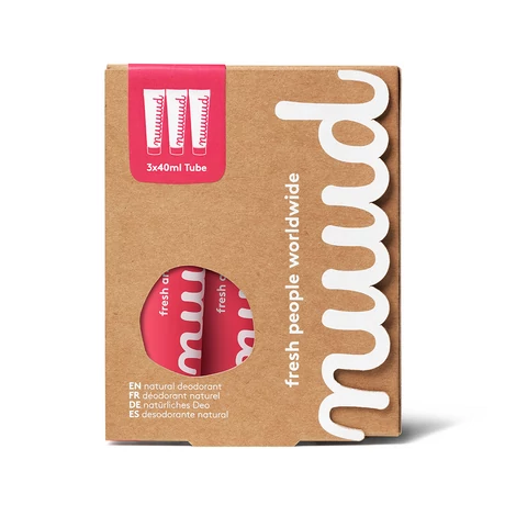 nuud Dezodor Whole pack - nagy csomag (3 × 40 ml)