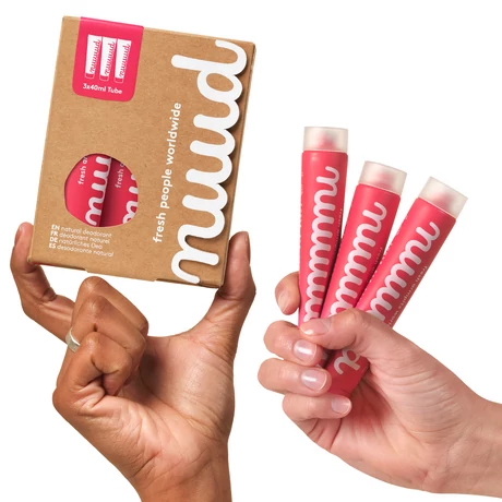 nuud Dezodor Whole pack - nagy csomag (3 × 40 ml)