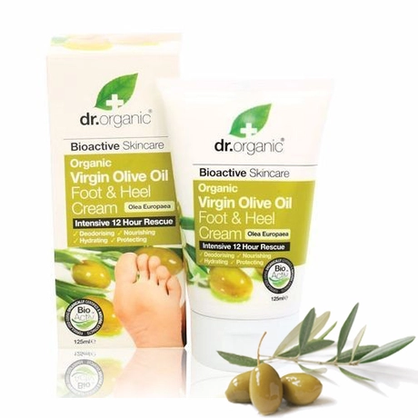 Dr. Organic Bio olíva láb- és sarokápoló