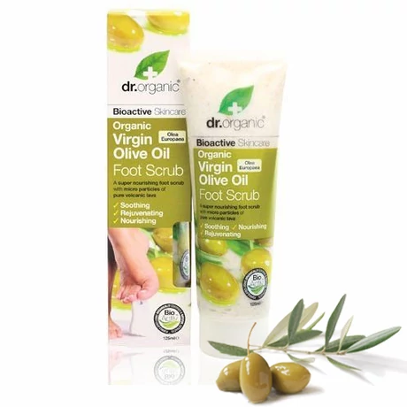 Dr. Organic Bio olíva frissítő lábradír