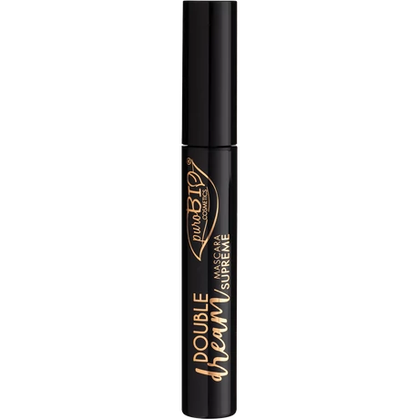 puroBIO Double Dream Supreme szempillaspirál - fekete (11 ml)
