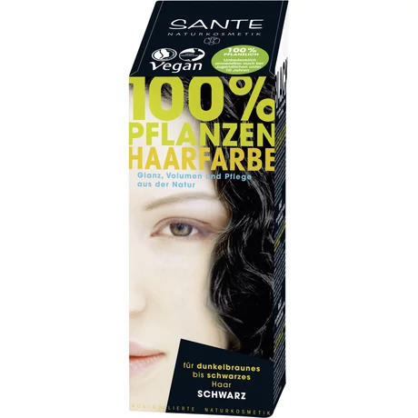 Sante Növényi hajfesték por - Fekete (100 g)