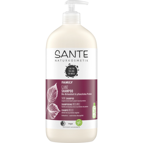 Sante Family Selyemfény sampon bio nyírlevéllel és növényi fehérjével (500 ml)