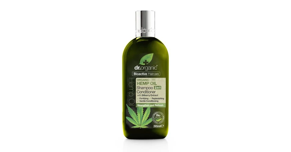 Dr. Organic Dr. Organic 2in1 Sampon és hajkondicionáló bioaktív kendermagolajjal (265 ml)
