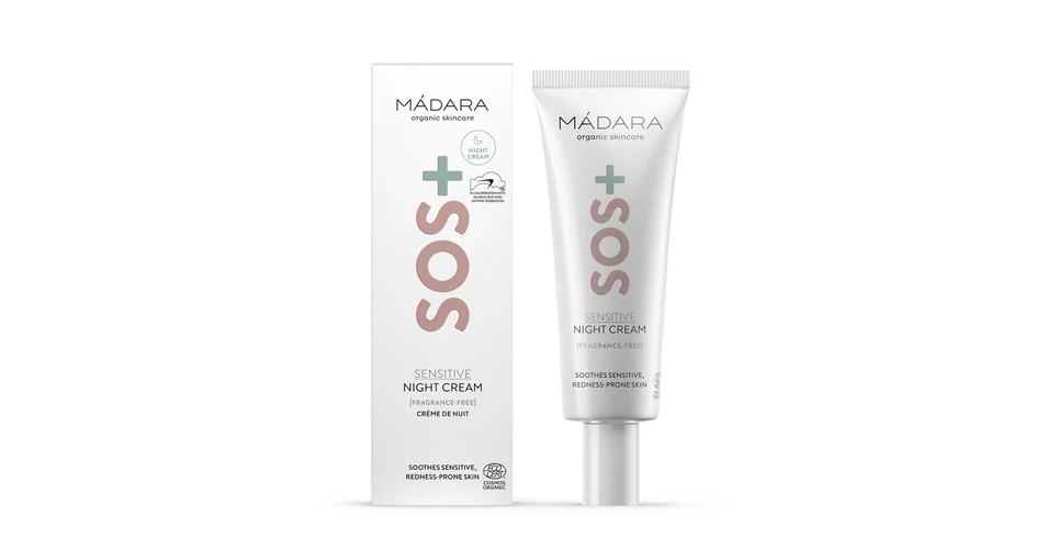 Mádara Mádara SOS+ Intenzív hidratáló és nyugtató éjszakai arckrém (70 ml)