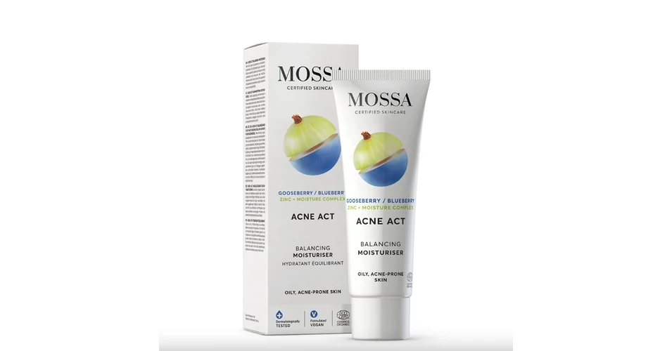 Mossa Mossa Acne Act Kiegyensúlyozó hidratáló krém pattanásos bőrre (50 ml)