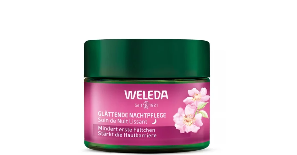 Weleda Weleda Bőrsimító éjszakai arckrém vadrózsával és fehér teával (40 ml)